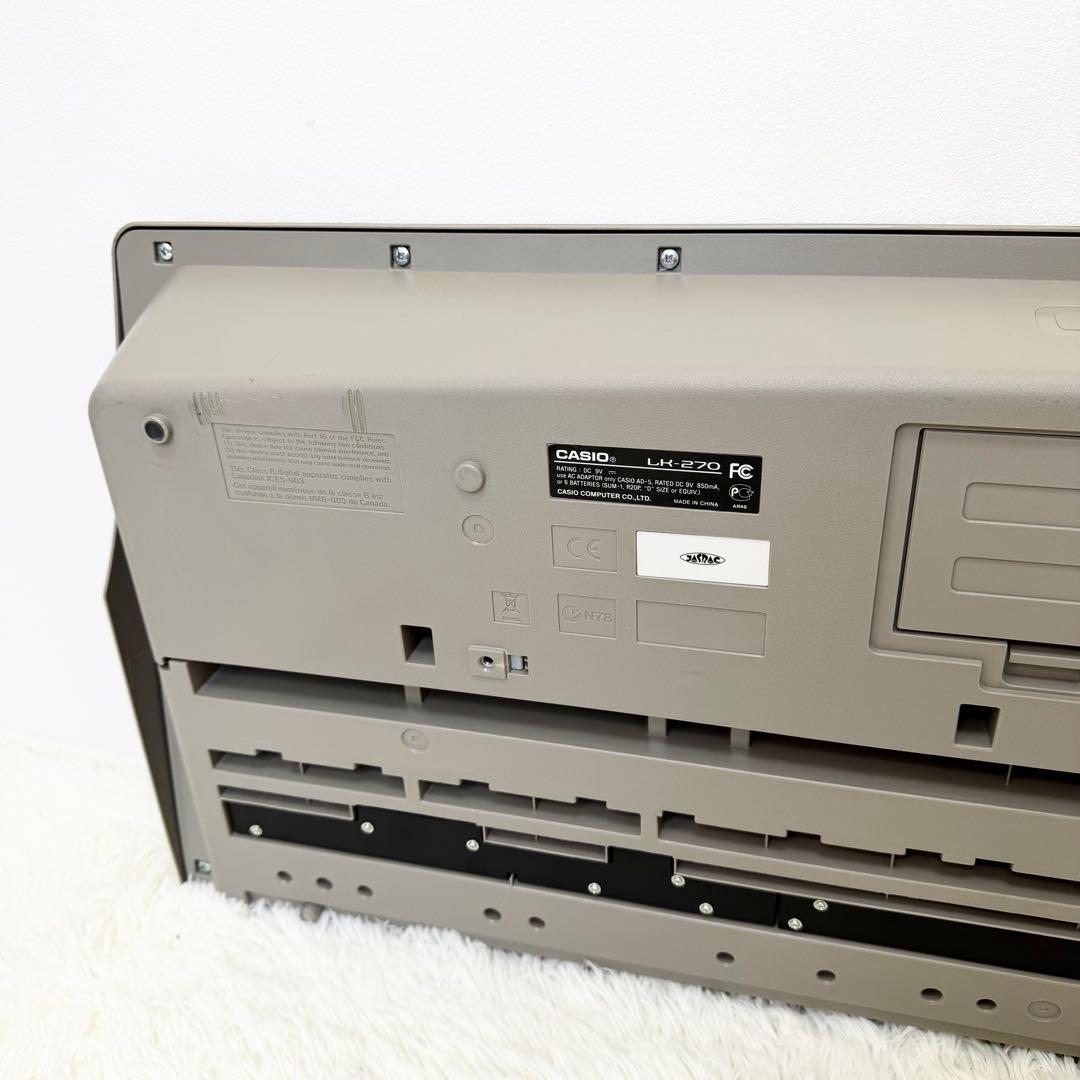 美品 CASIO LK-270 光ナビゲーション キーボード 電子ピアノ