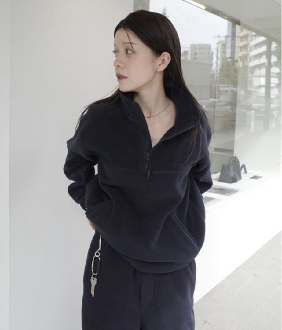 【TODAYFUL】Halfzip Fleece Pullover