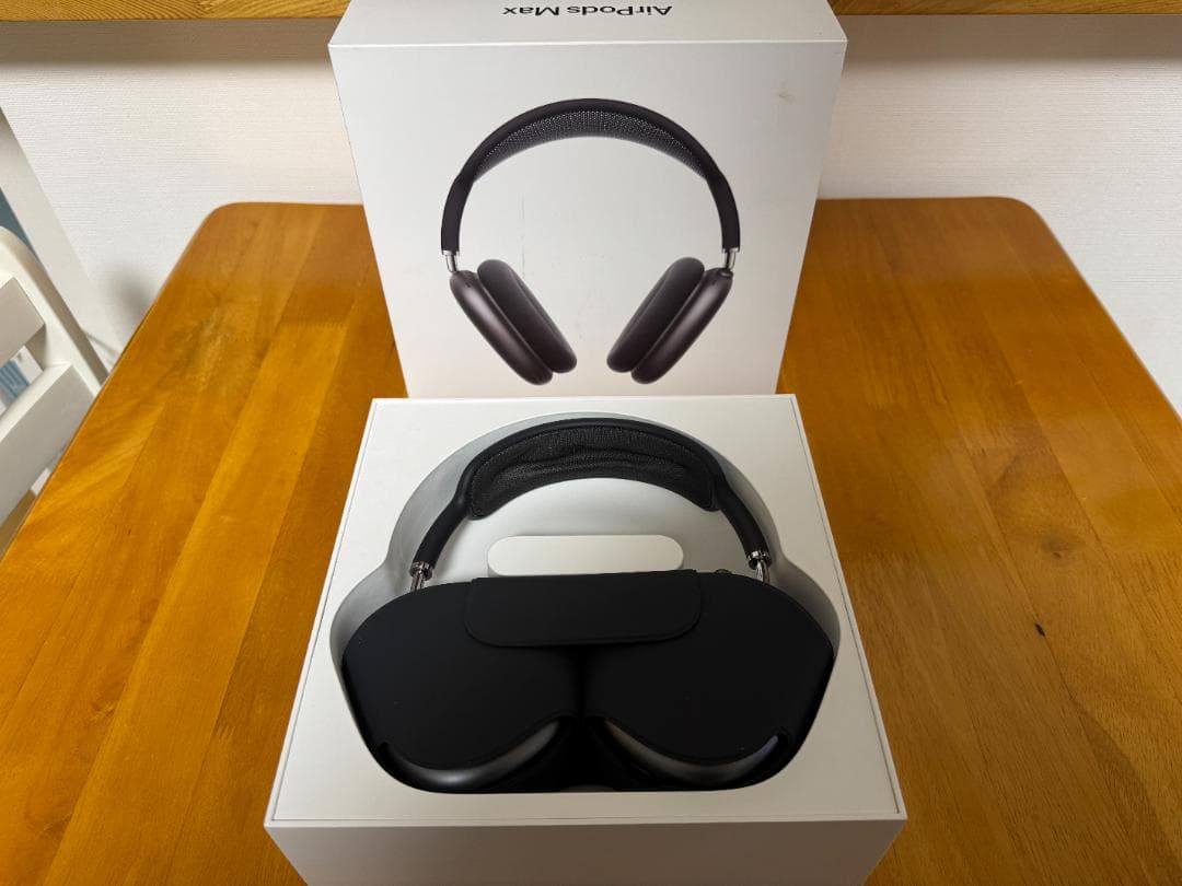 美品 Apple AirPods Max イヤーパッド新品 スペースグレイ