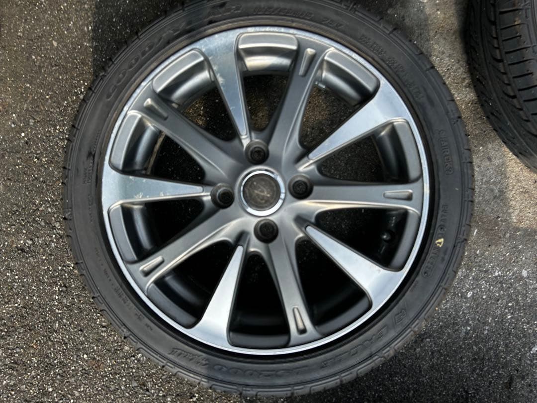 15インチ ホイールセット グッドイヤータイヤ付き１６５／50r１５