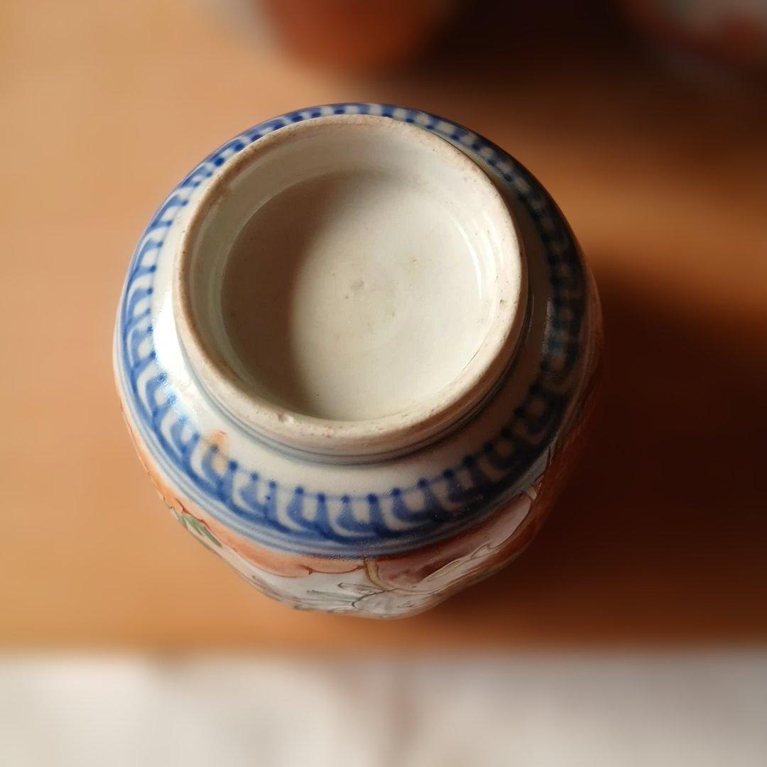 アンティーク手書き小鉢 花柄と幾何学模様の陶磁器小鉢31個セット