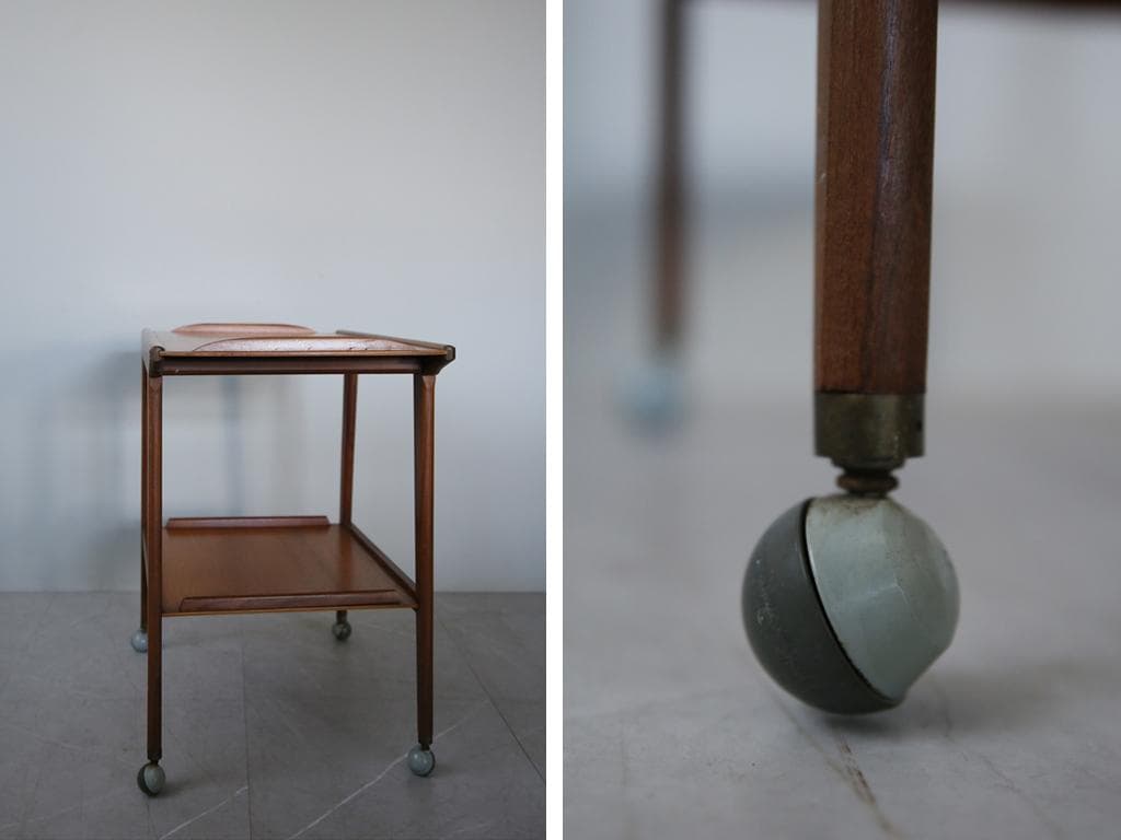 英国アンティークRemploy製キッチンワゴン/トロリーテーブル(92-100)