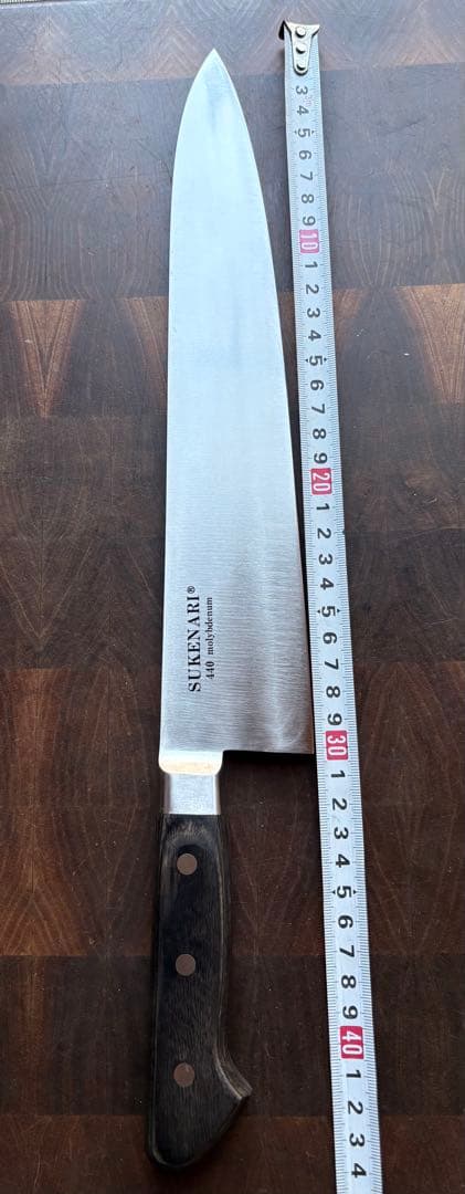 佑成　440 モリブデン鋼　牛刀　300mm 包丁　尺　洋包丁　未使用　祐成