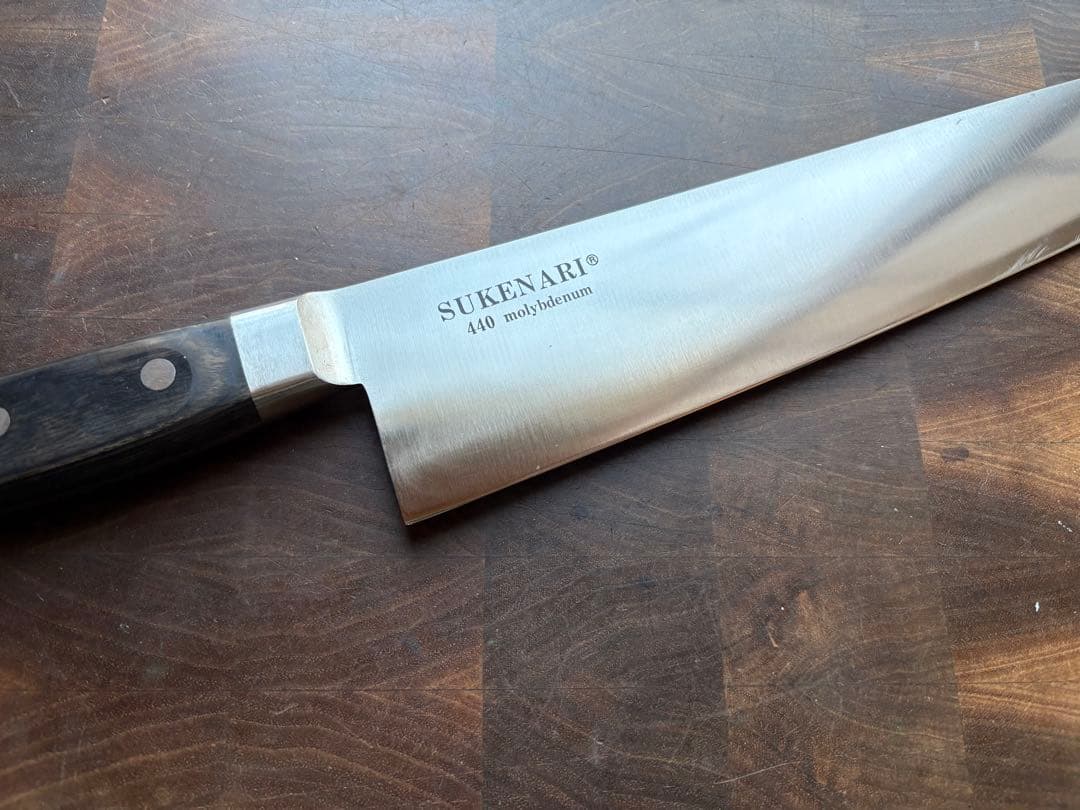 佑成　440 モリブデン鋼　牛刀　300mm 包丁　尺　洋包丁　未使用　祐成