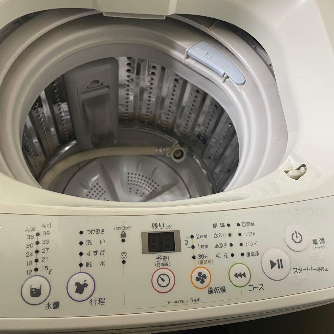 【伊丹引き取りで3500円】ハイアール4.2Kg 全自動洗濯機　JW-K42H