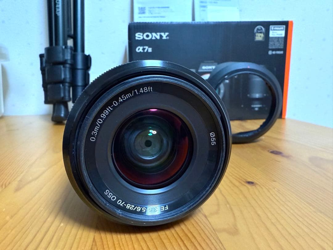 SONY α7Ⅲ 本体、レンズ