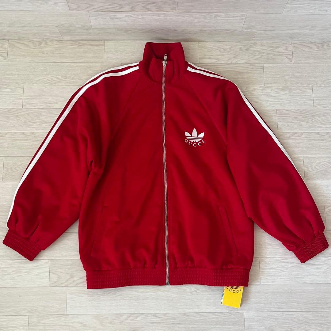 未使用 GUCCI × adidas Cotton Jersey Zip JKT