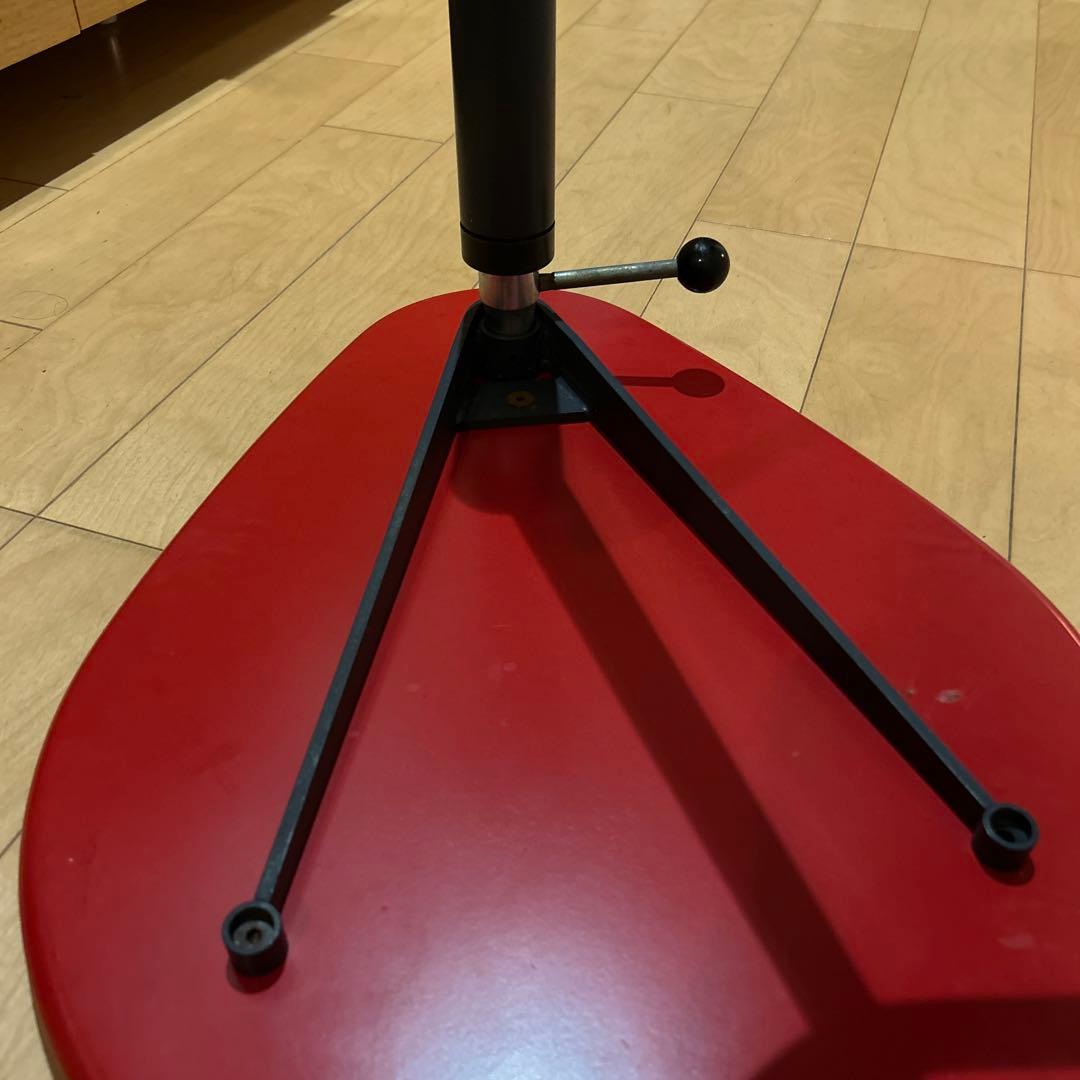 カッシーナ CASSINA KICK サイドテーブル 赤 昇降式　ジャンク