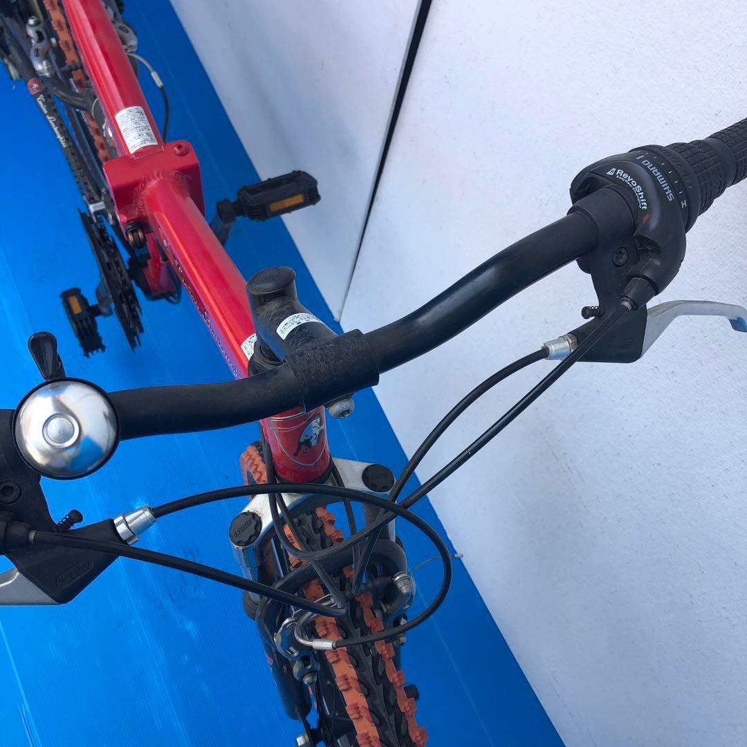 トニーノ・ランボルギーニ折畳自転車アルミWサスFD-MTB26（18speed）