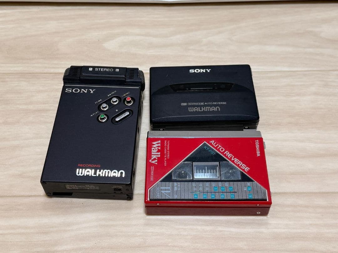 SONY、Toshiba ウォークマン 6台 オートリバース ジャンク