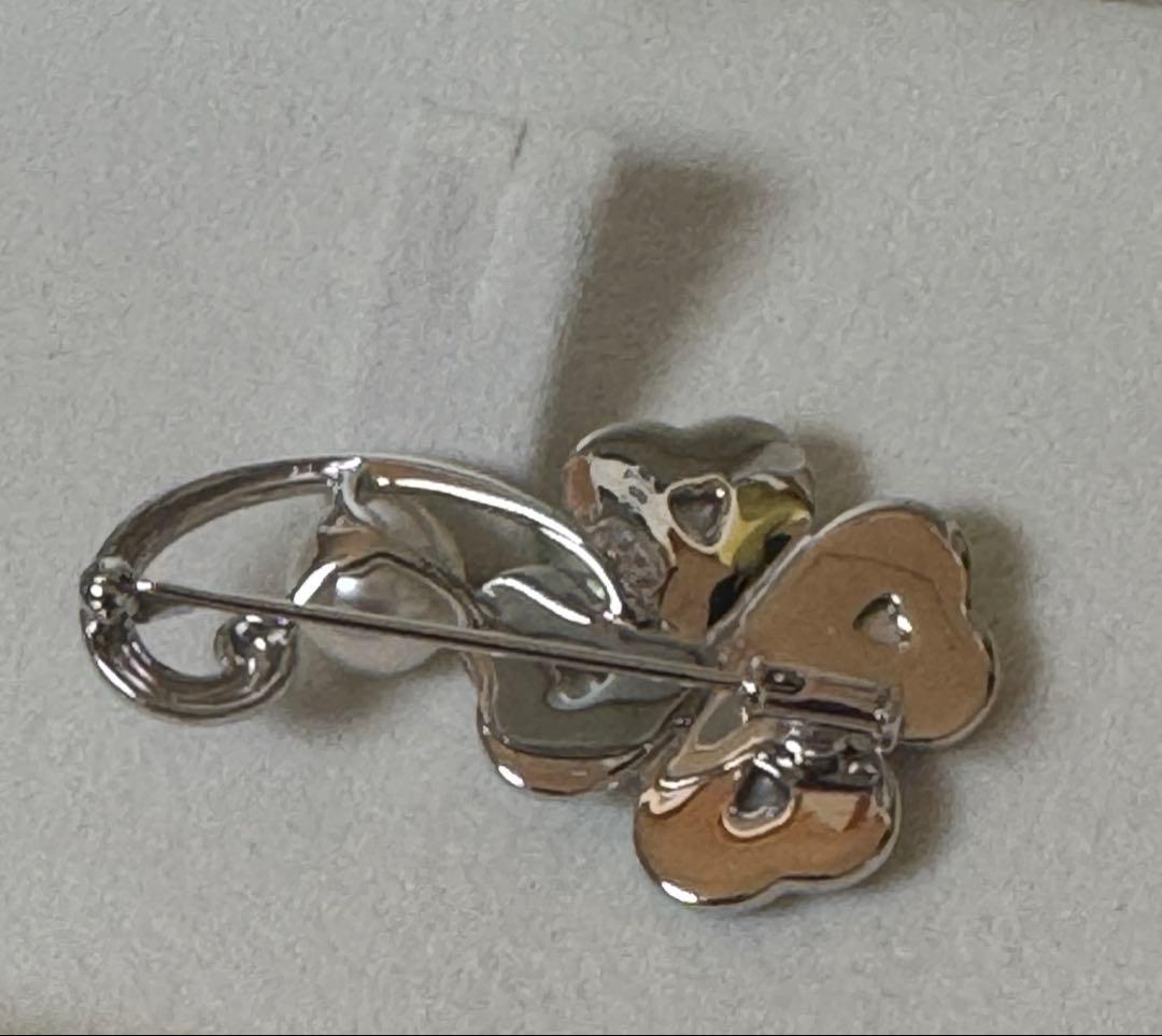 ★新品未使用品★アコヤ真珠 シルバーブローチ