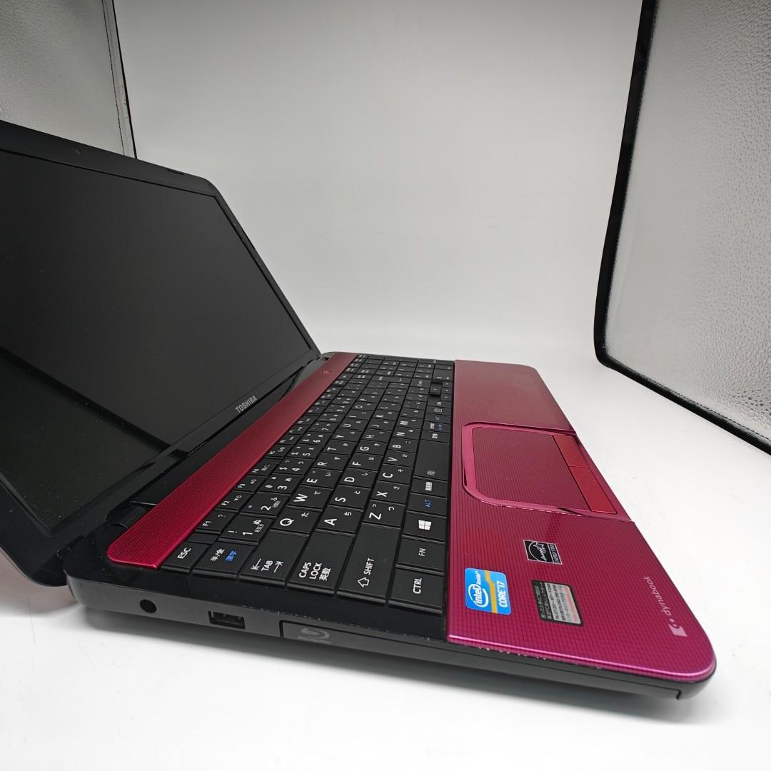【東芝】T552 高速i7 SSD256GB 8GB ピンク ノートPC