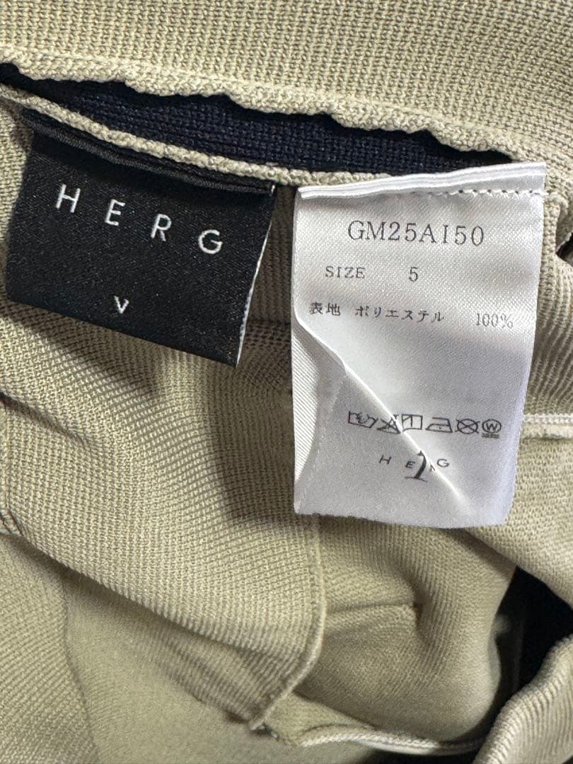 HERG1 【NEW】ミラノリブニットパンツ・メンズ 新品