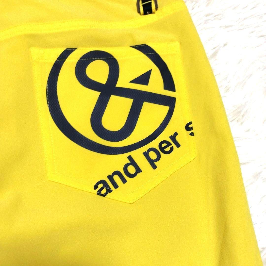 【新品未使用】and per se アンパスィロゴネームデザイン ゴルフパンツ