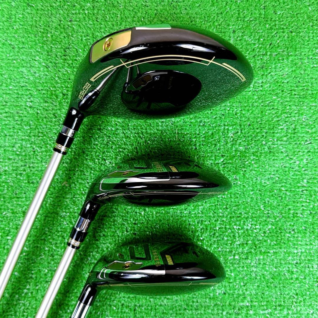 【レフティ】 HONMA BERES09 3S 1W 5W U22 3本 SR