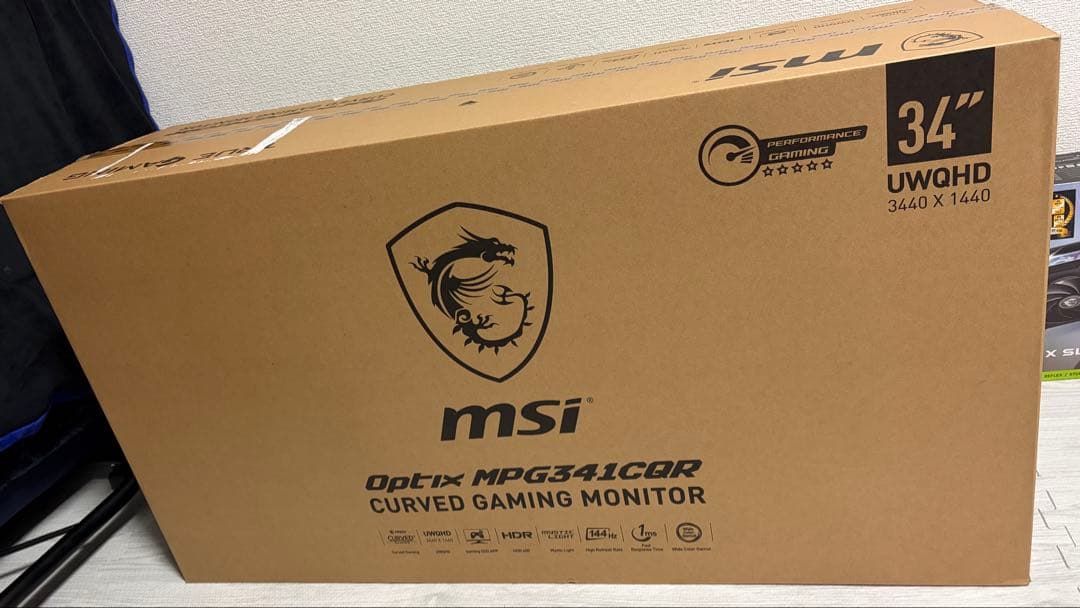 MSI Optix MPG341CQR ゲーミングモニター