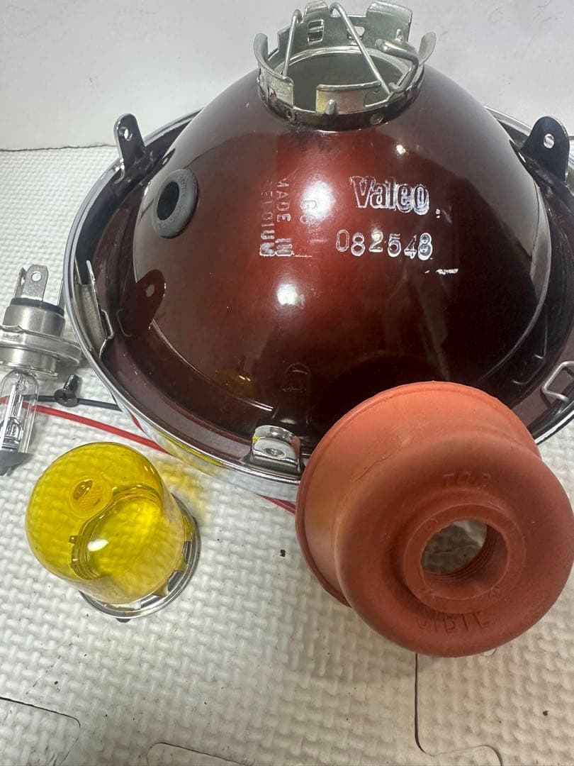 希少当時物シビエスーパーオスカー180πシビエ凹みレンズ付きヘッドライトASSY