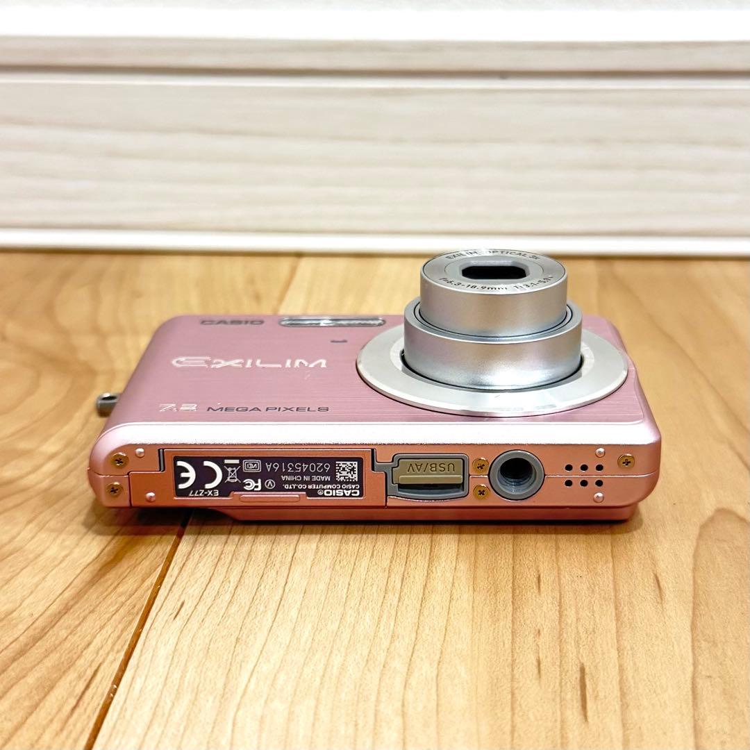 【美品】　CASIO カシオ　EXILIM EX-Z77 デジカメ　ピンク