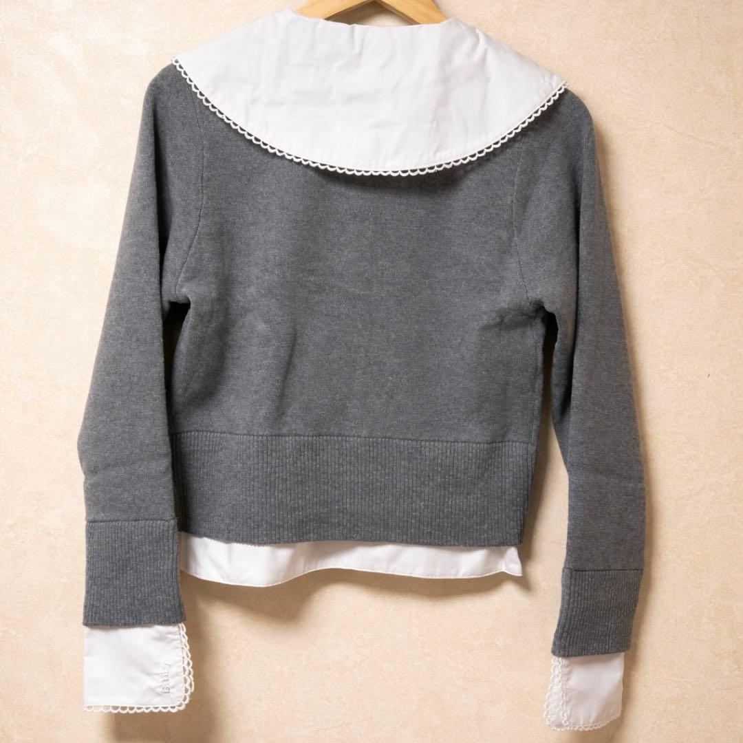 Bibiy. PATTY PILGRIM TOP グレー　grey