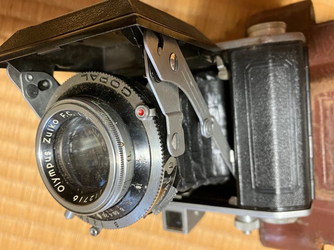 オリンパスカメラ　Olympus Six 味わい　フィルムカメラ　望遠　皮ケース