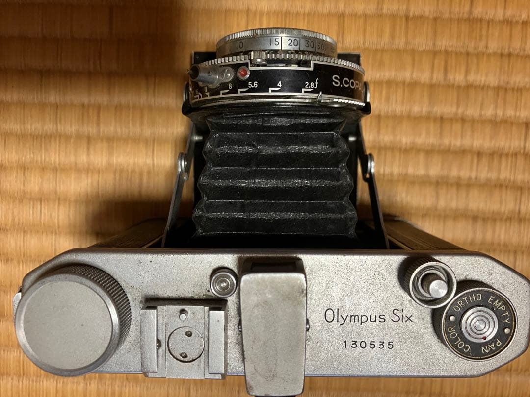オリンパスカメラ　Olympus Six 味わい　フィルムカメラ　望遠　皮ケース
