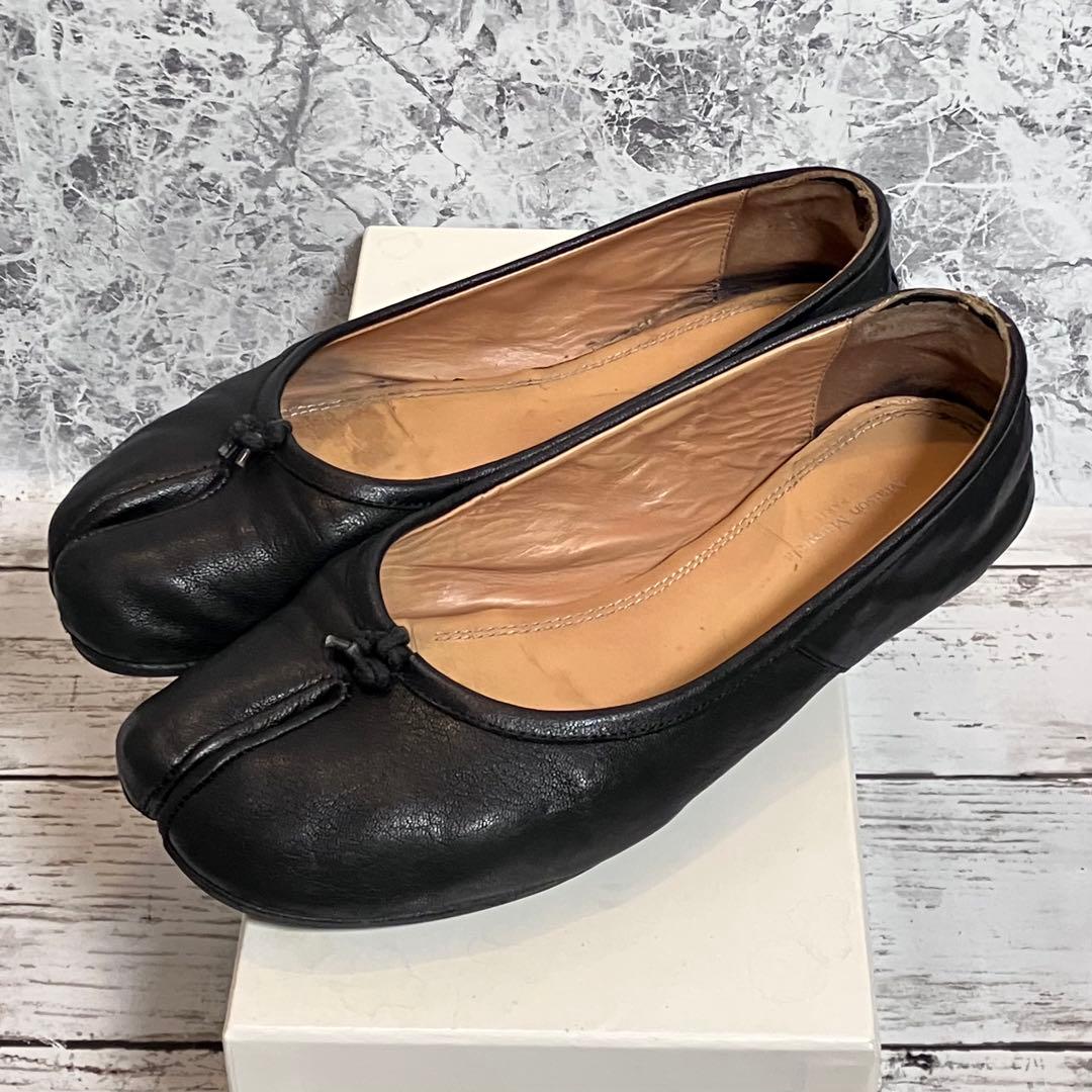 【本物正規品】メゾンマルジェラ　足袋バレエ　タビ 37 ブラック