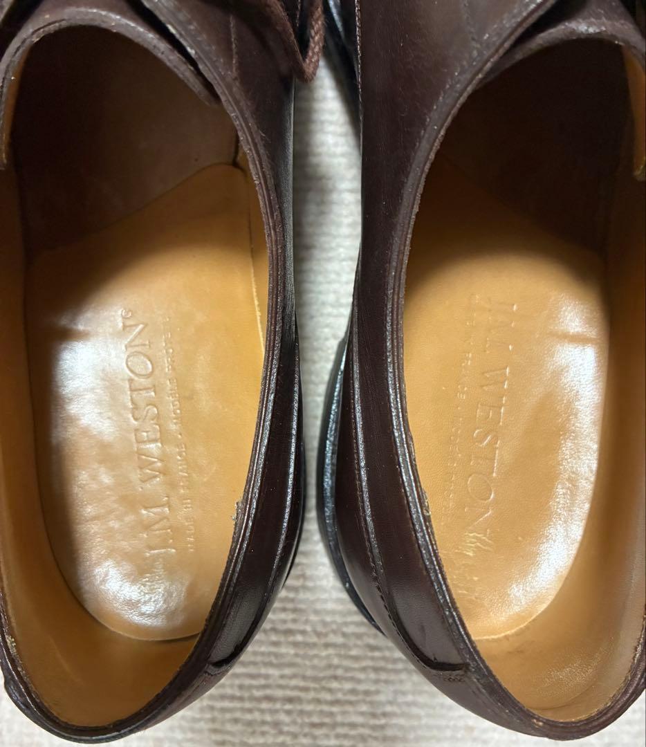 美品　JM WESTON GOLF ノヴォカーフ　ダークブラウン　5 1/2E