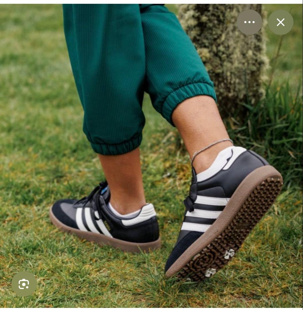 新品 室内試着のみ定価¥19800 adidas Golf SAMBA 24cm