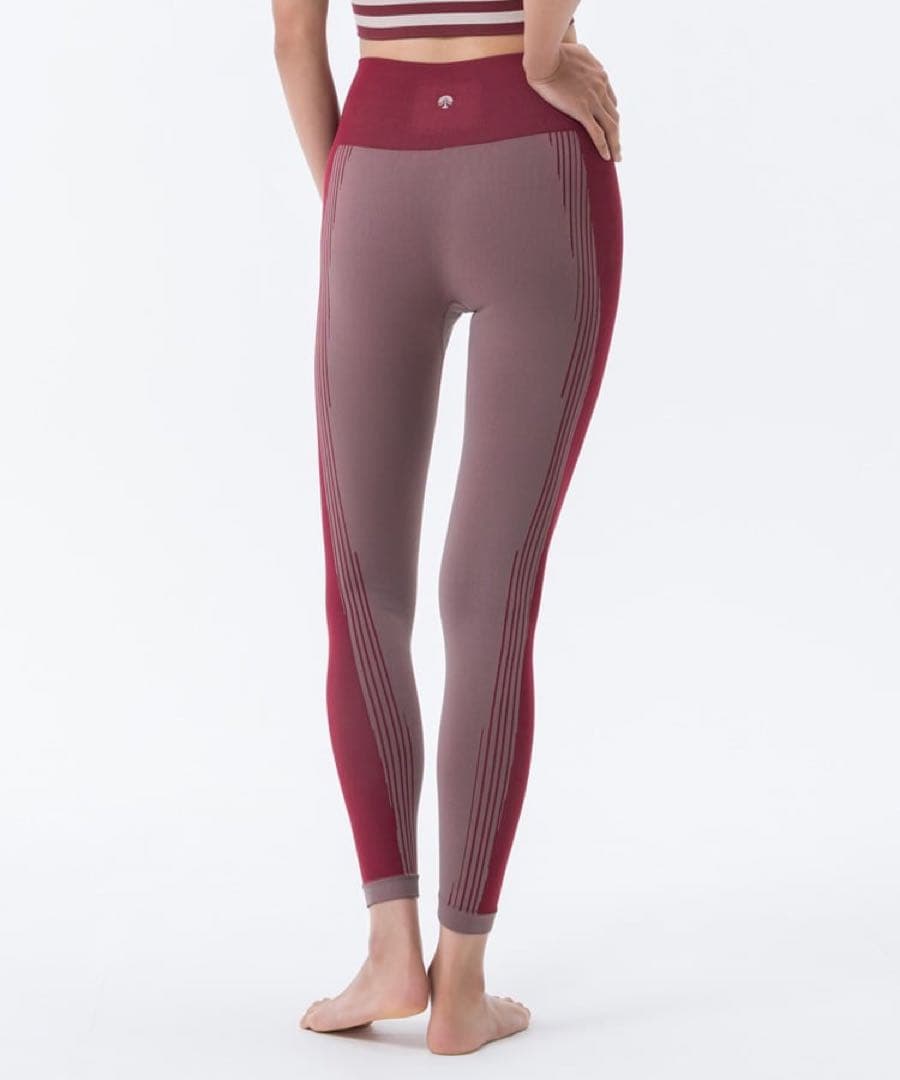 LAVA【SUKALA】シャドーストライプメランジレギンス チャコール M、L