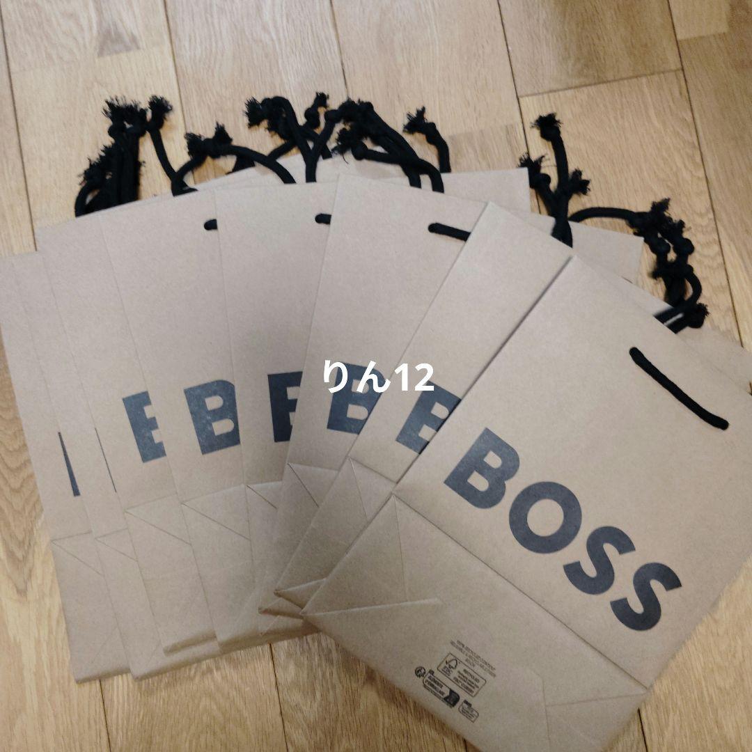 紙袋　ショッパー　エコバッグ　ギフト　手提げ袋　プレゼント　ボス　boss