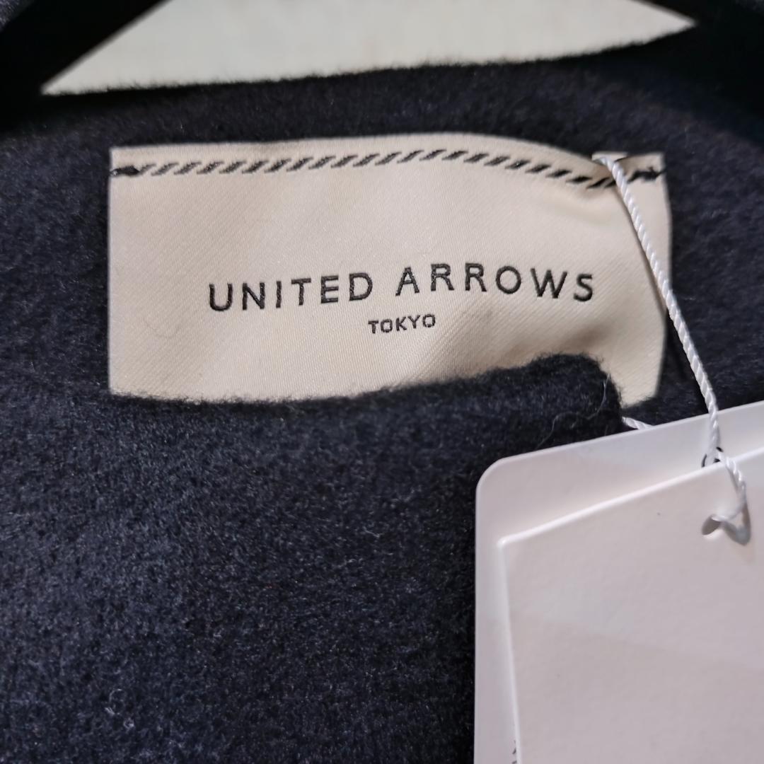 新品✨　ユナイテッドアローズ　ポンチョ　ショート ケープコート ブラック