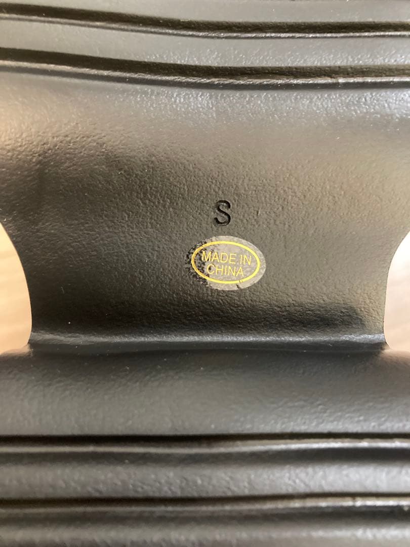 ミシェルマカロン ソックスライク厚底ブーツ ブラック Sサイズ