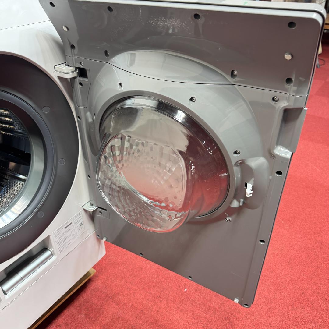 全国送料無料　超美品シャープミラーガラスドラム洗濯乾燥機型　11/6㎏