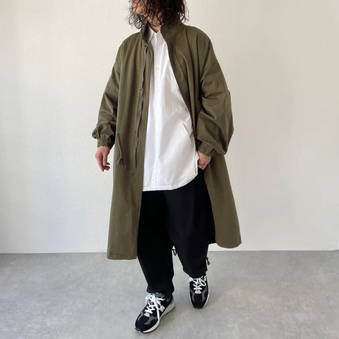 natto ビンテージライクミリタリーモッズコート / オリーブ 新品 男女兼用