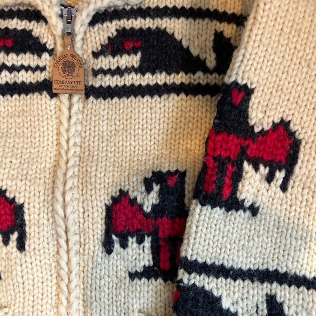 中古品　カウチンニット