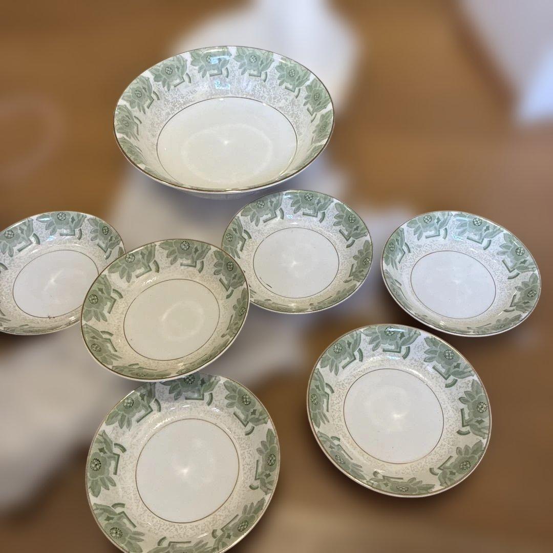 アンティーク　オールド陶東　東洋陶器會社 戦前 OCW印 ボウル　鉢　ラスター彩