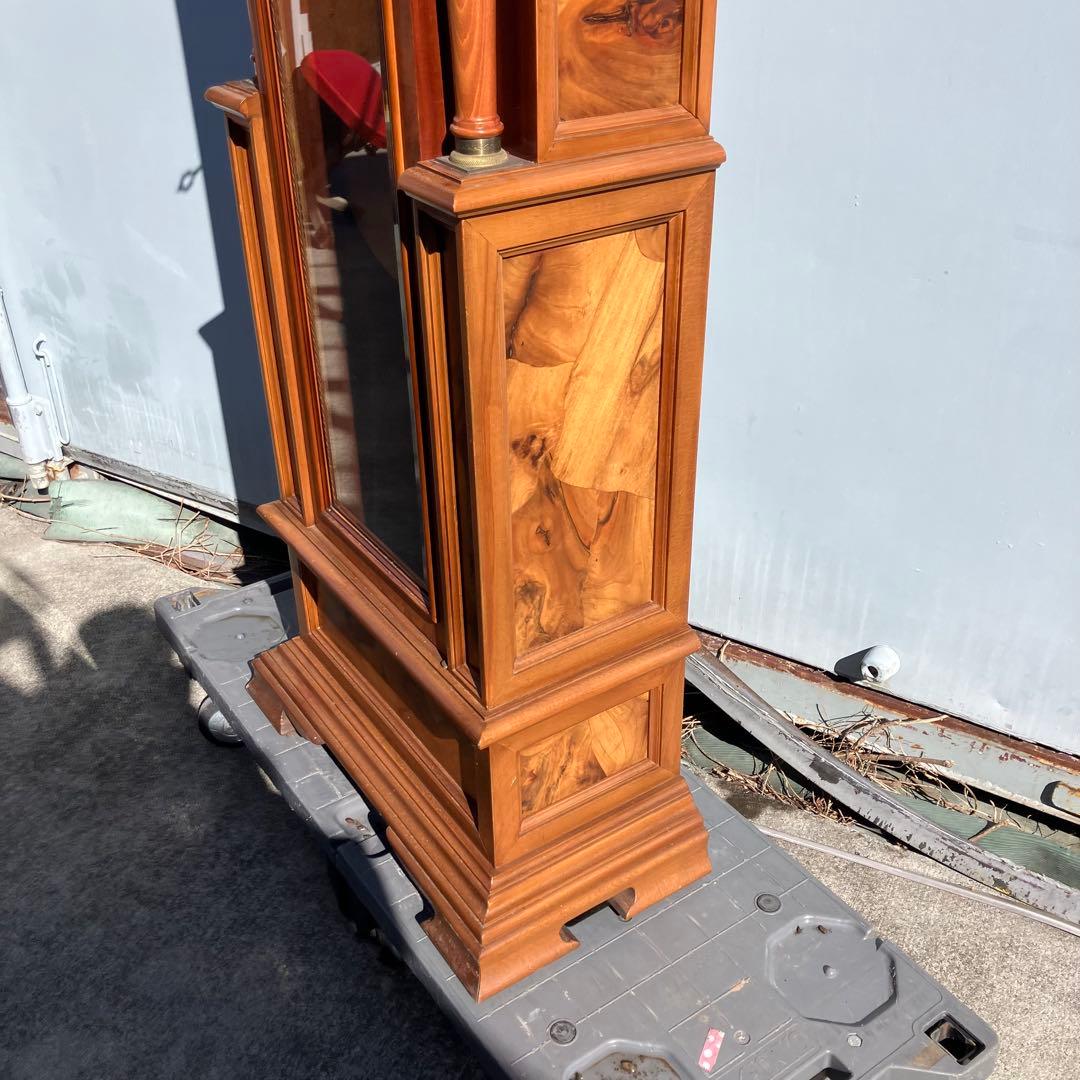 Laurisドイツ製アンティーク tempus fugit ホールクロック柱時計