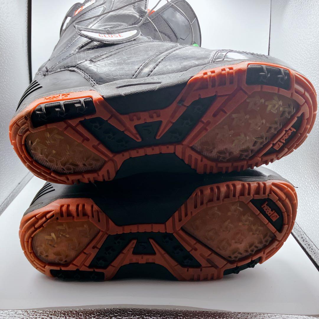 HEAD 26cm〜26.5cmスノーボードブーツ　ブラック　BOA　ボア