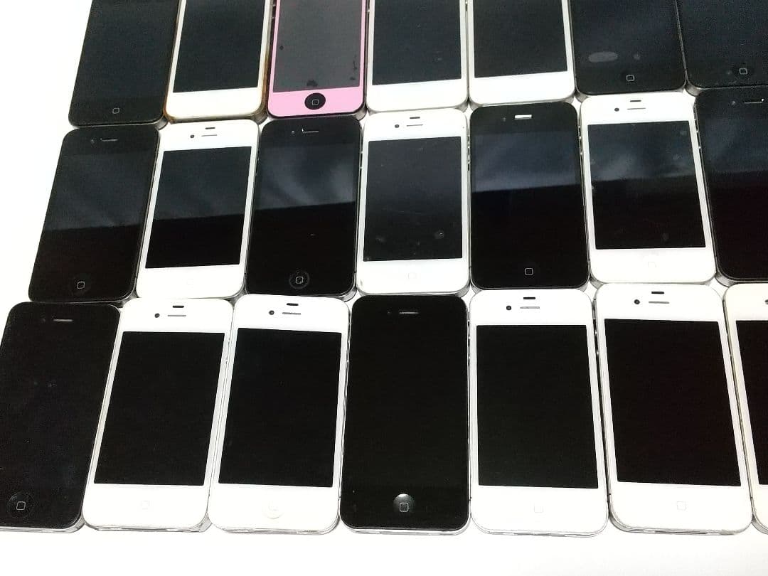 iPhone 4/4S 30台セット ホワイト ブラック ピンク ミント