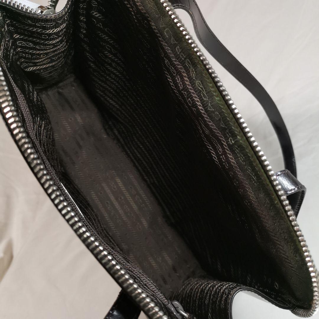 【美品】PRADAプラダ ハンドバッグ 肩掛けトートバッグ カード有
