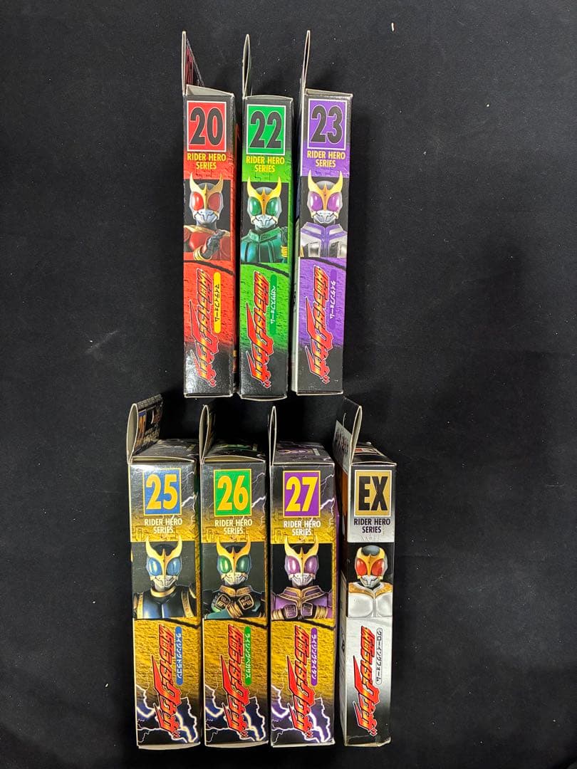 中身未使用品 箱物 仮面ライダー クウガ 7点セット ソフビ