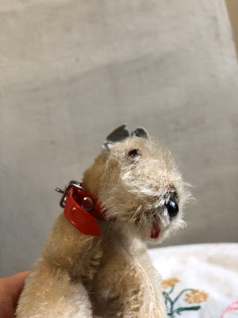 シュタイフ ミニシュナウザー犬Steiff Tessie Schnauzer