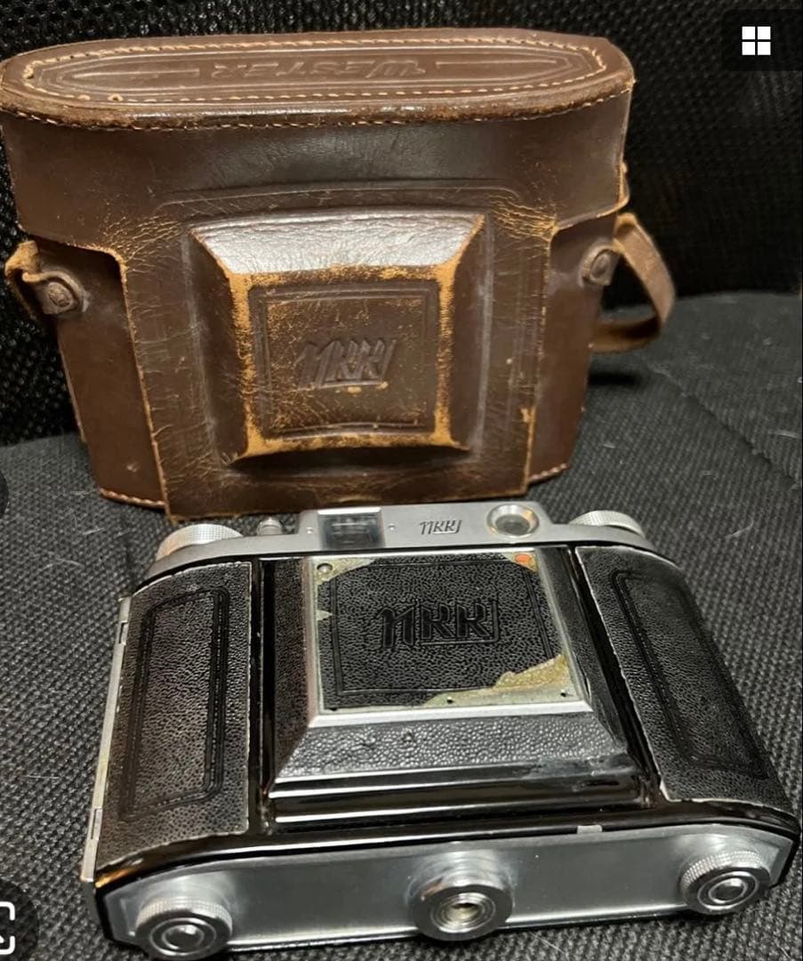 西田光学NKK　WESTER MODELⅡ　カメラケース付き　蛇腹カメラ