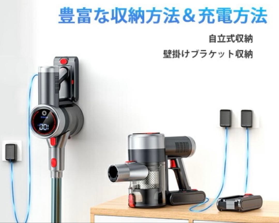 掃除機【吸引力完全進化65Kpa超強力!革新版グリーンLED