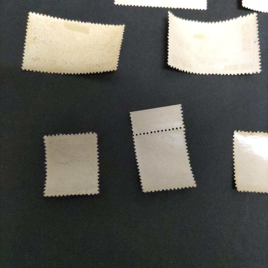 ぶ*ん様 銭単位　航空切手　未使用、使用済混合