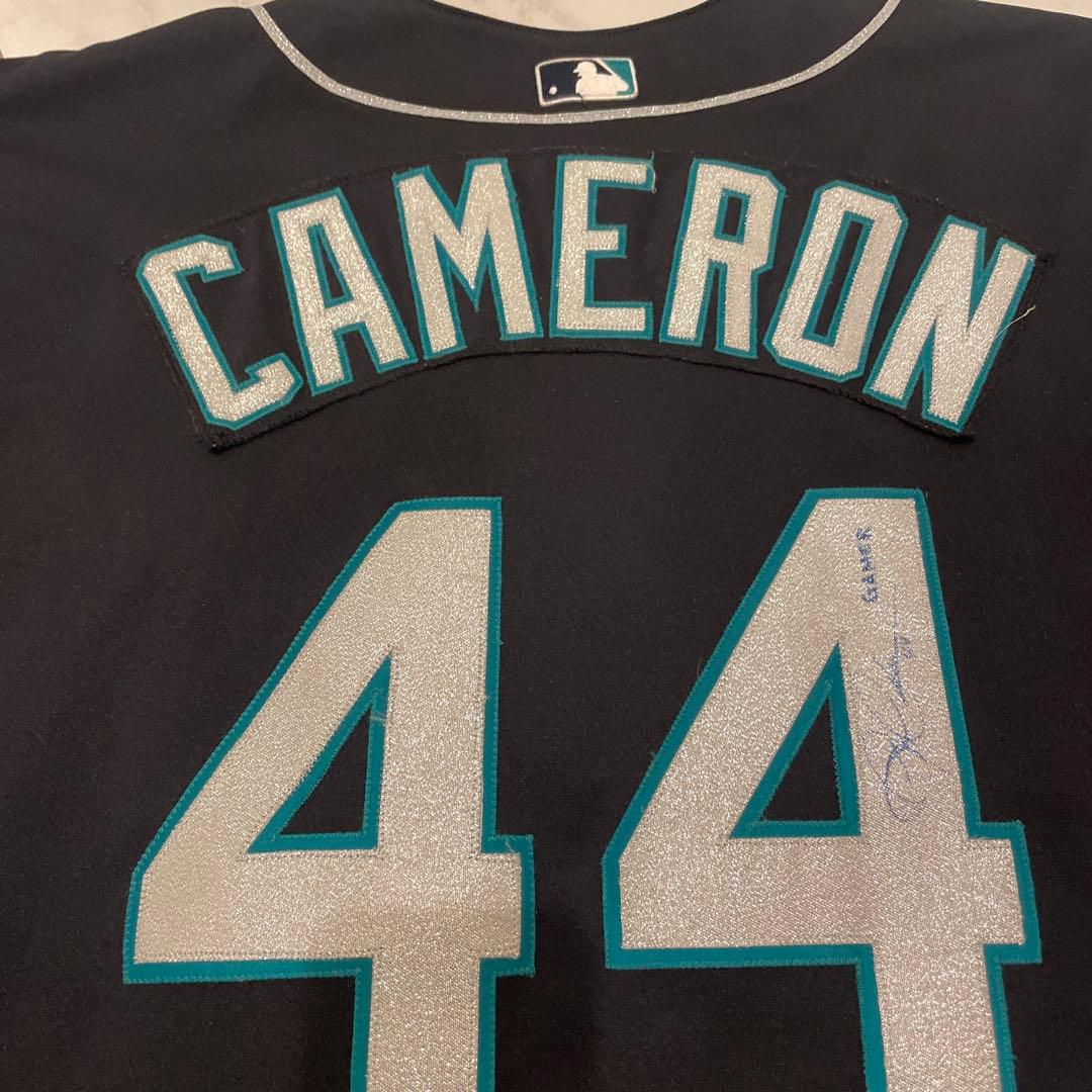 マイクキャメロン　実使用サインユニフォーム　イチローライト　キャメロンセンター