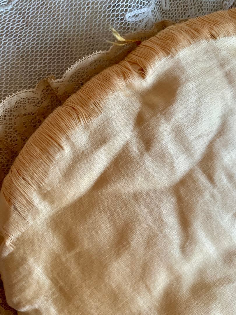 アンティークシルクハンキーケースロココモチーフ※フランス※アメリカ