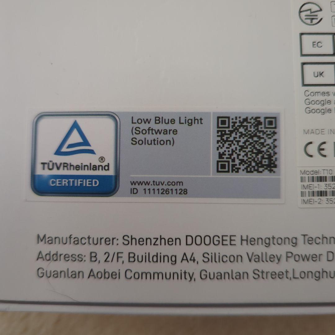 DOOGEE T10 タブレット 本体 青