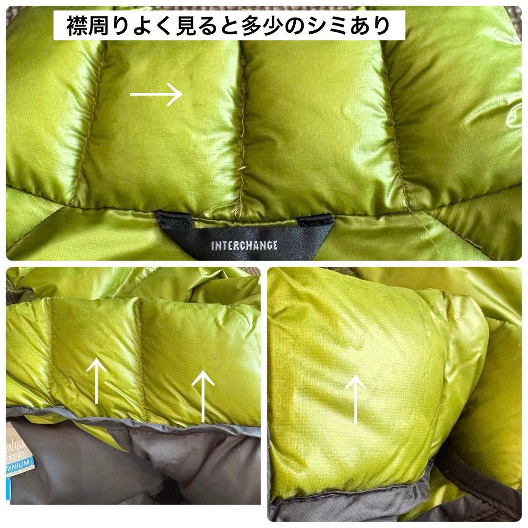 Columbia TITANIUMダウンジャケット オリーブグリーン　M