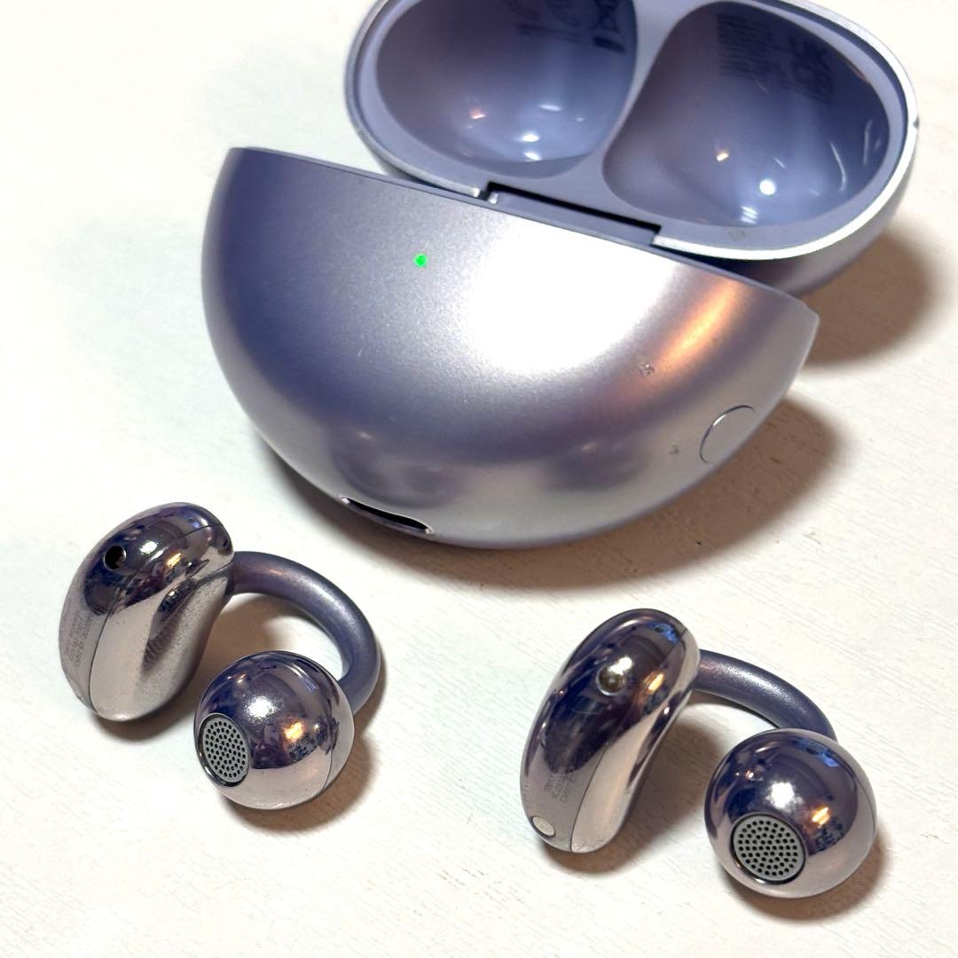 HUAWEI FreeClip 完全ワイヤレスイヤホン パープル　ジャンク